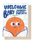 Sweet Potato Baby Card