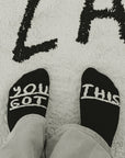 You Got This Socks in Black