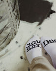 You Got This Socks in White