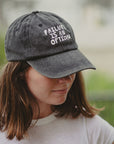 Failure is an Option Hat in Black