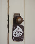 Alone Time Door Hanger