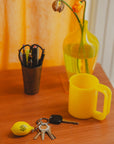 Lemon Stress Ball Keychain