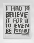 Be Possible - Sumi Ink Painting