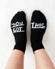 You Got This Socks in Black