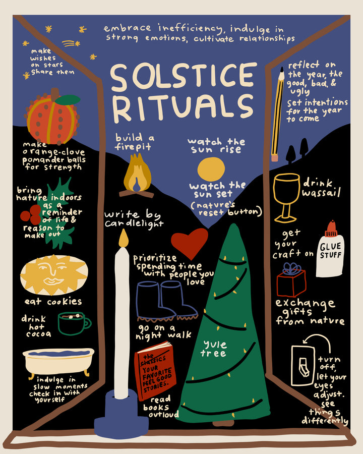 SOLSTICE RITUALS 🍊🌲🕯️🛁