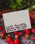 Sending You All My Love Card