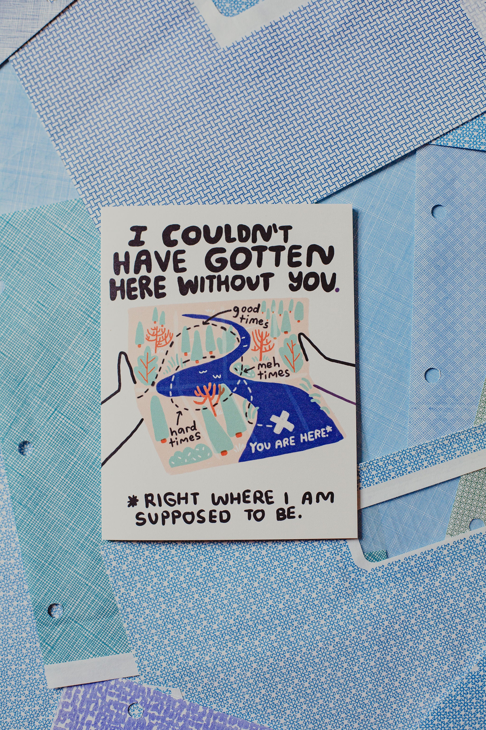 Gotten Here Card