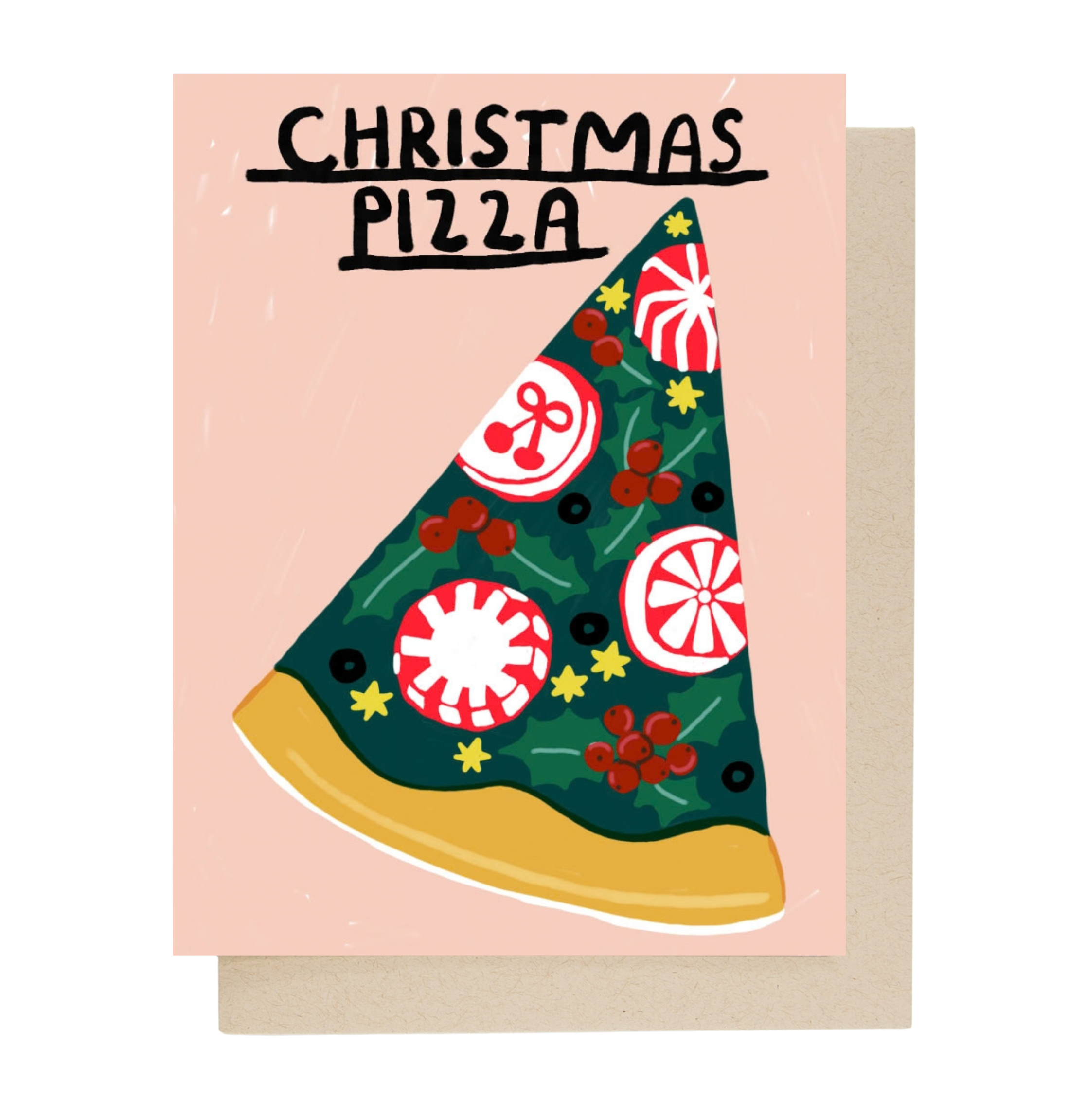 Christmas Pizza Card