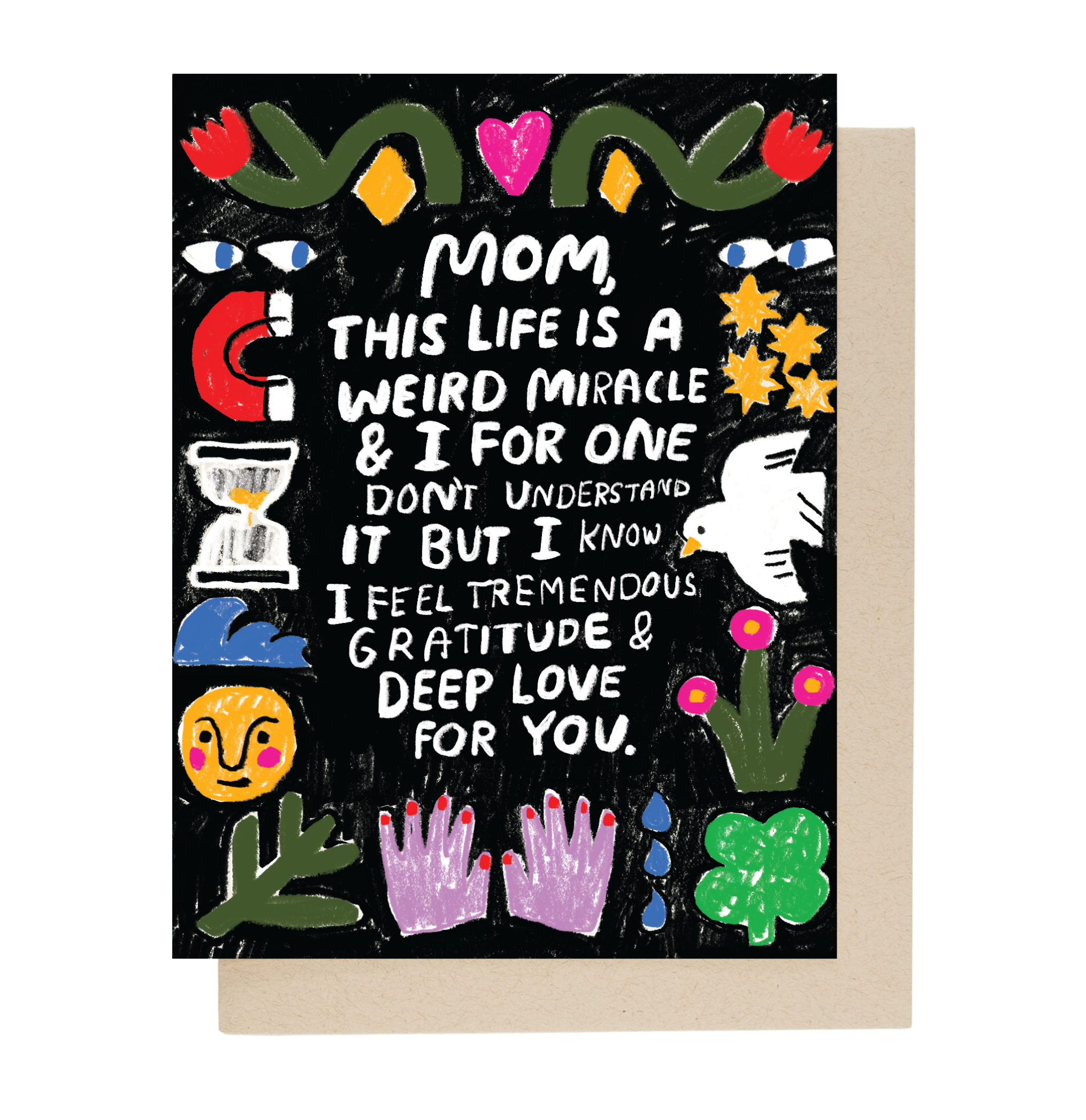 Weird Miracle Mom Card