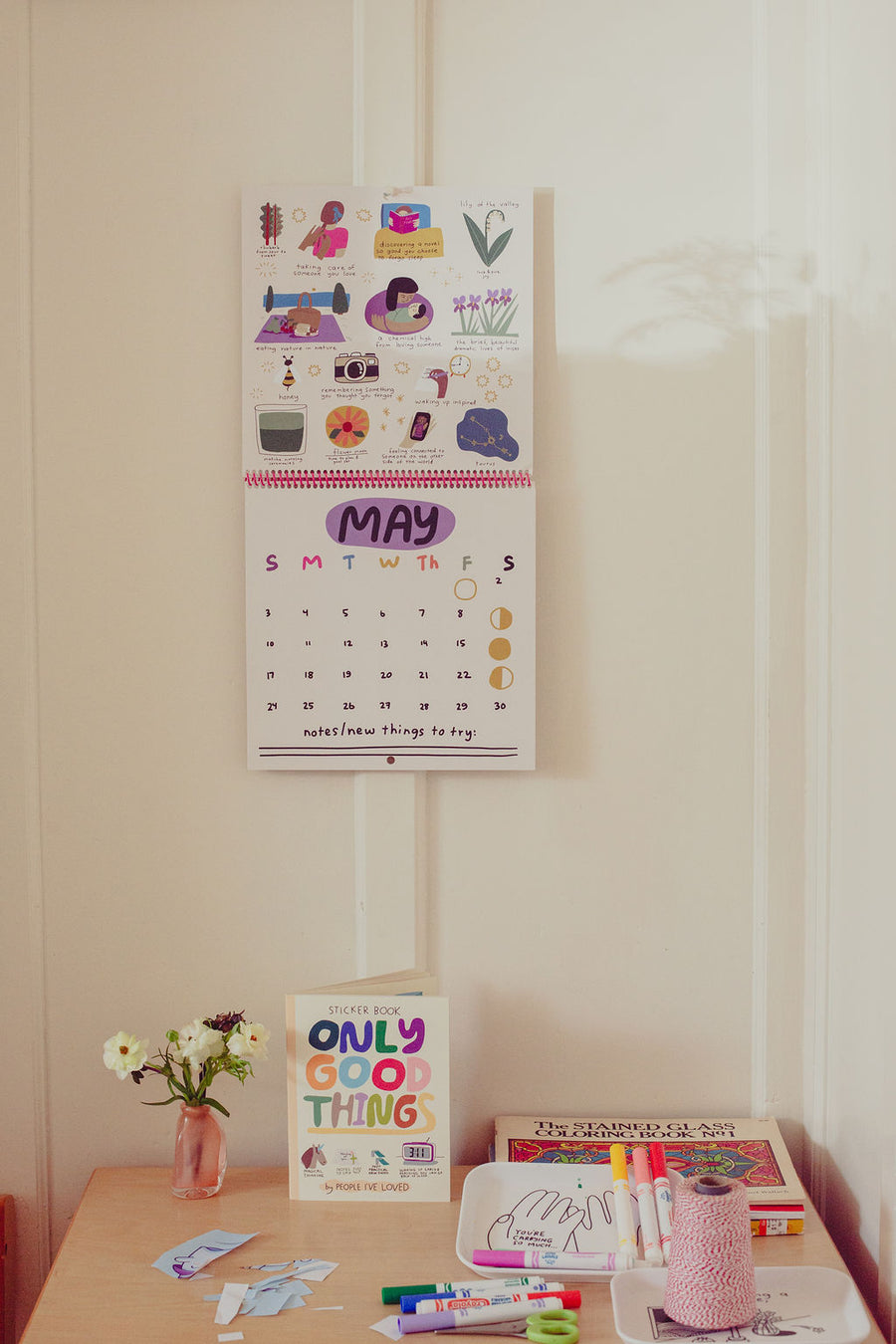 2026 Only Good Things 12-Month Wall Calendar - PRESALE - Ships Oct 31st