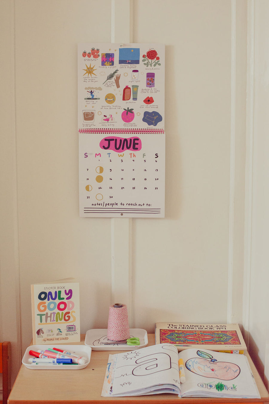 2026 Only Good Things 12-Month Wall Calendar - PRESALE - Ships Oct 31st