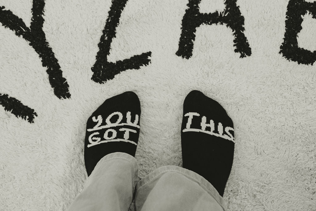 You Got This Socks in Black