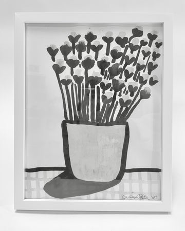 Forever Flowers 2 - Sumi Ink Painting