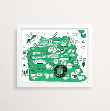 San Francisco Map Print