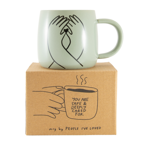 Safe and Cared For Mug – People I've Loved