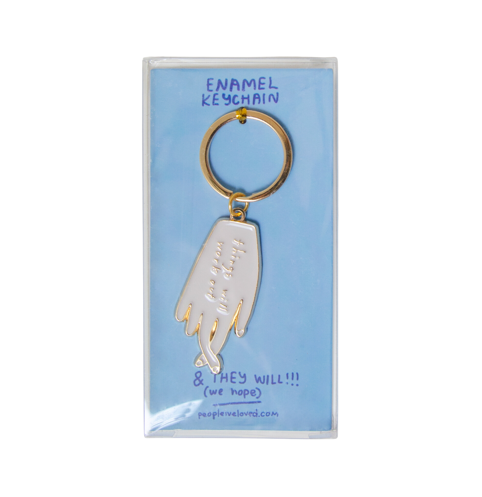 Things Will Work Out Keychain