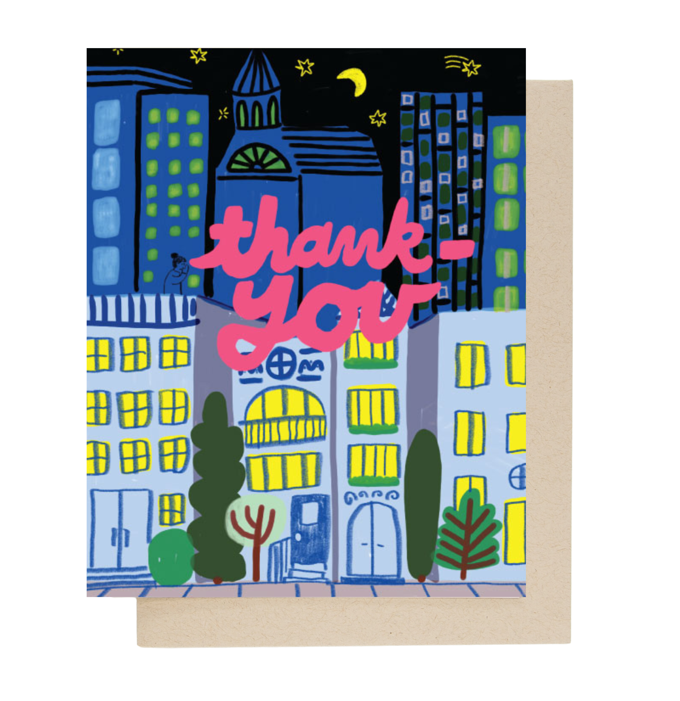 Rooftop Thank-You Card