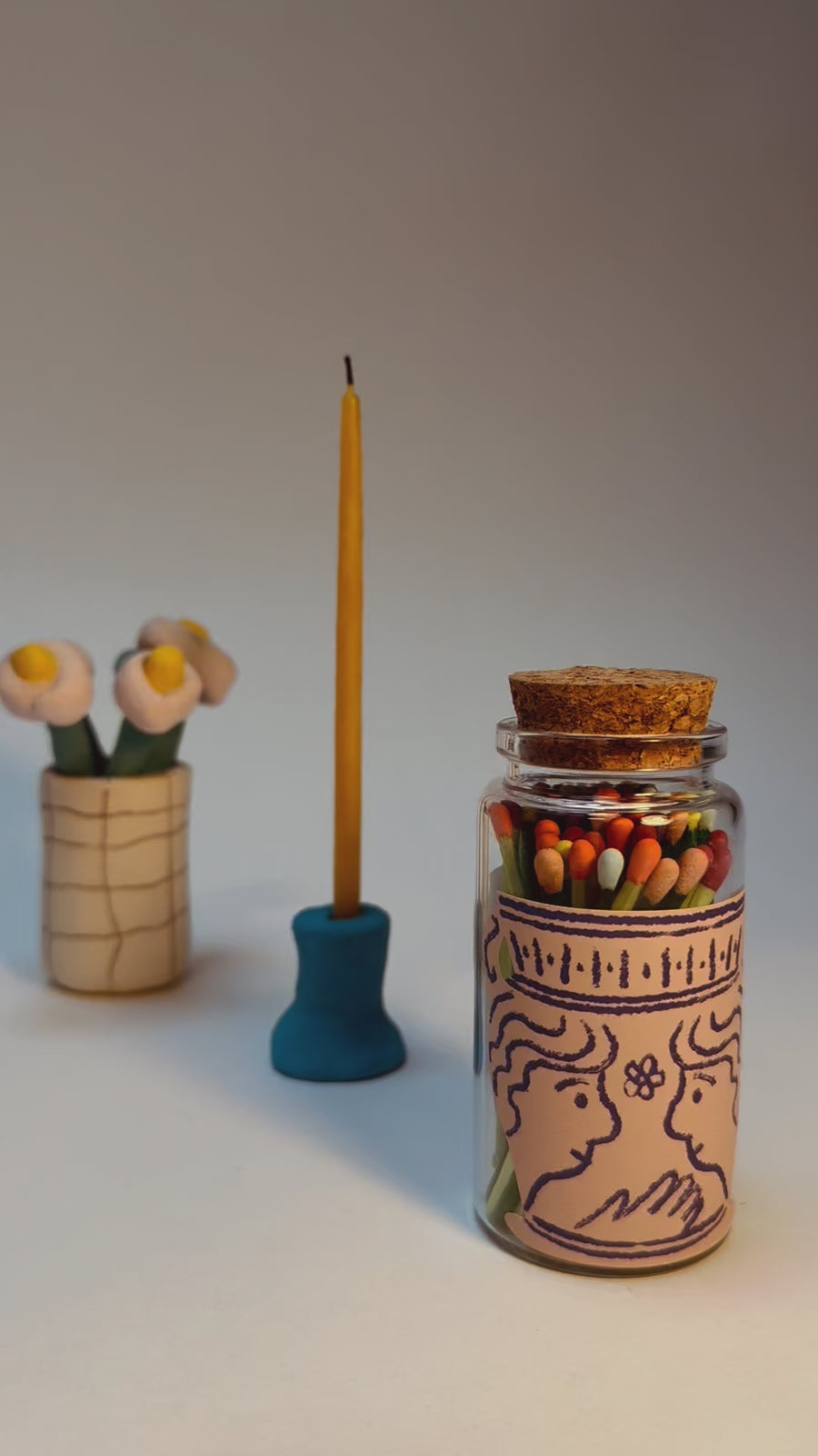 Still Life Matches - Porcelain
