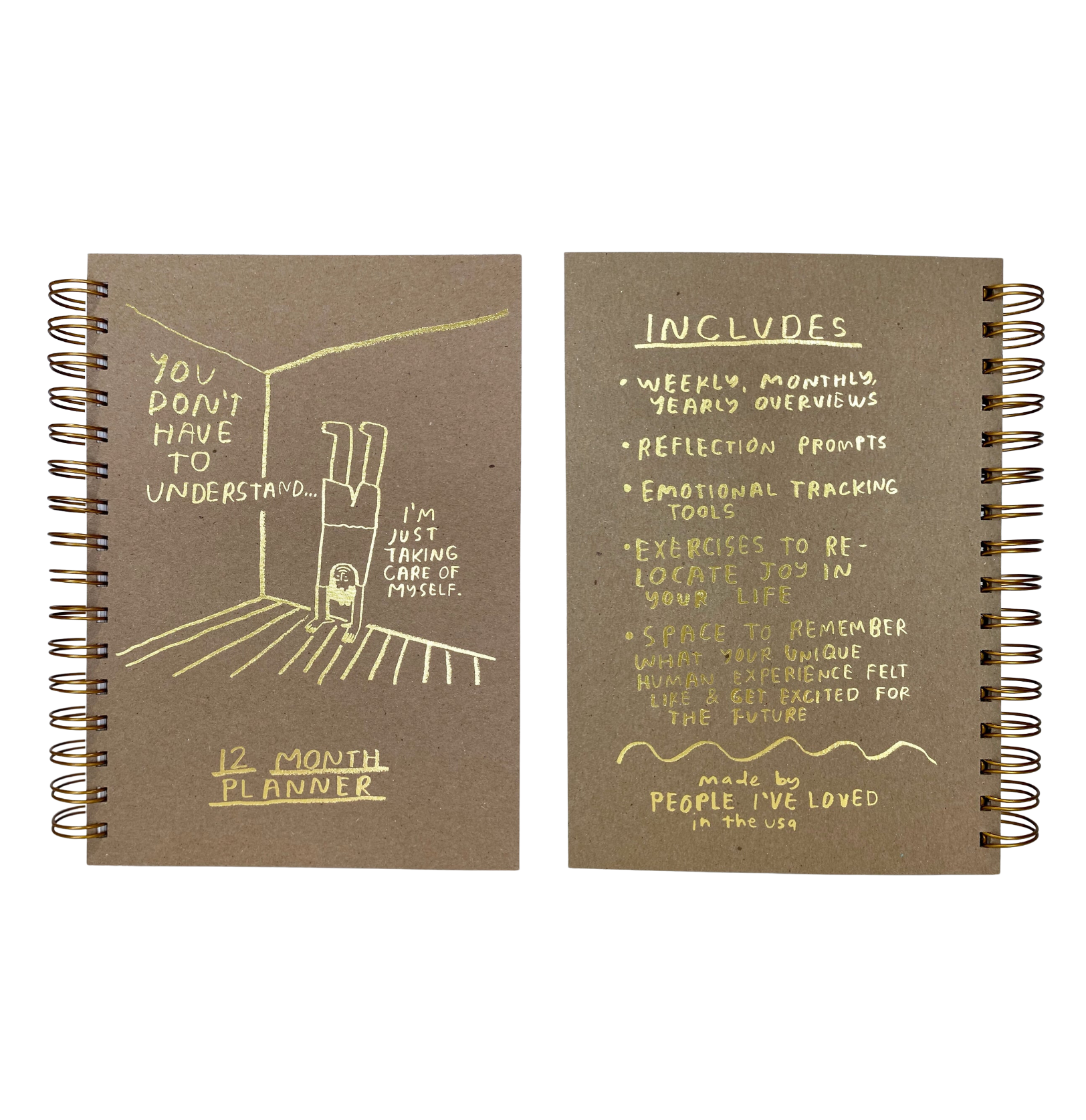 You Don't Have to Understand - 12 Month Planner