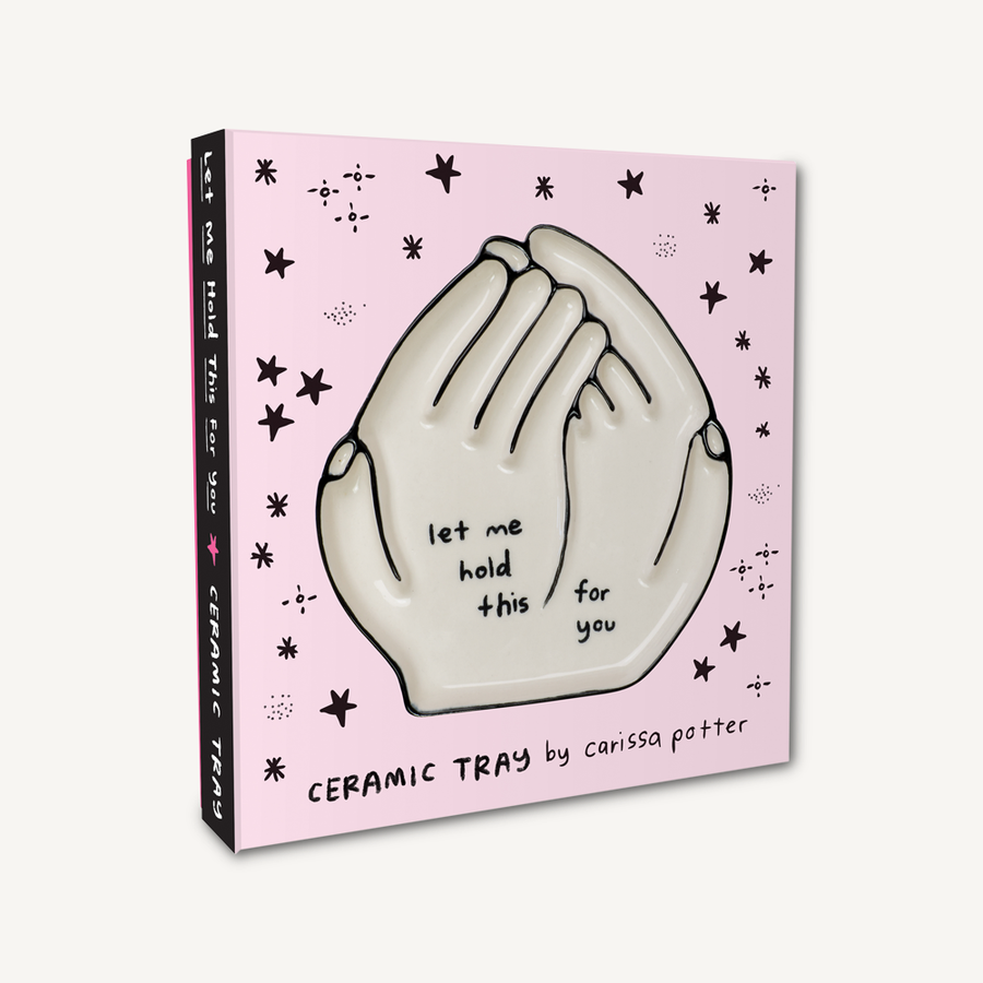 Let Me Hold This For You Ceramic Tray
