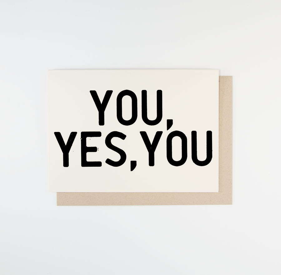 You, Yes, You Card