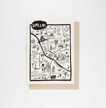 Dallas Map Card