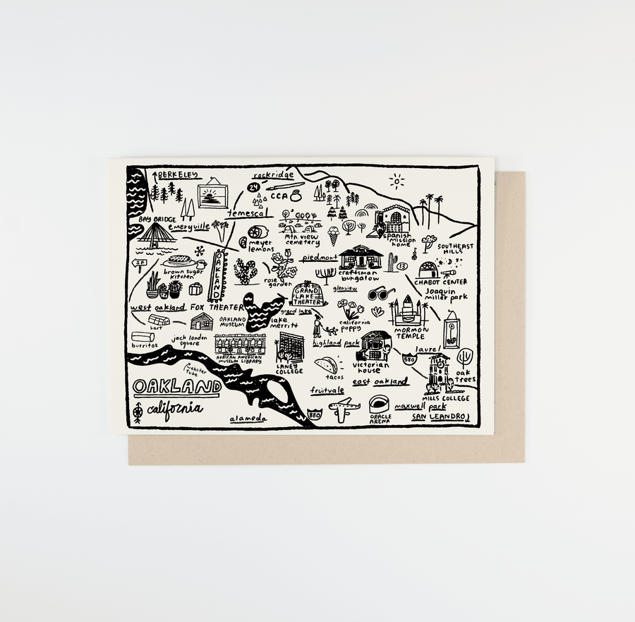 Oakland Map Card