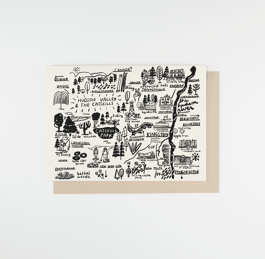 Hudson Valley Map Card