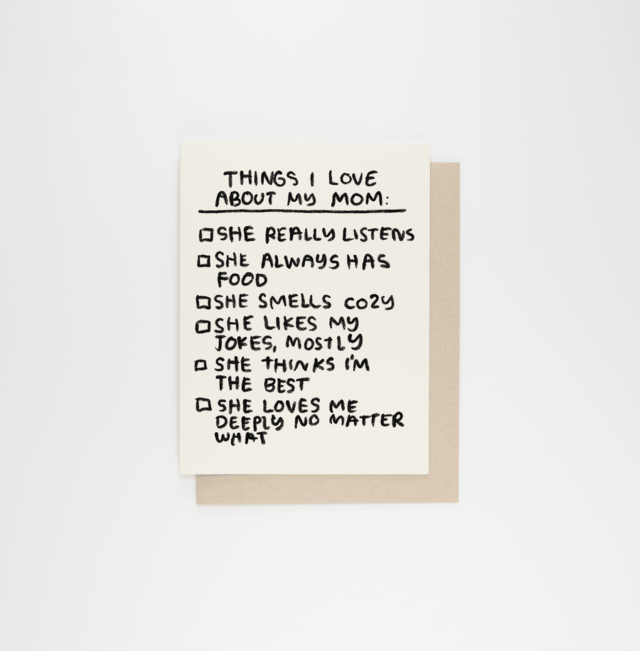 Things I Love Checklist