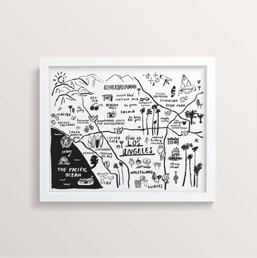 Los Angeles Map Print