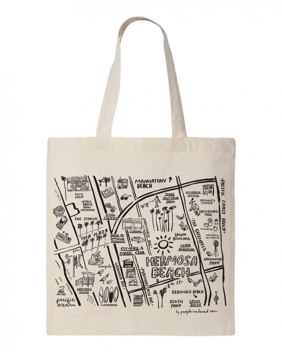 Hermosa Map Tote