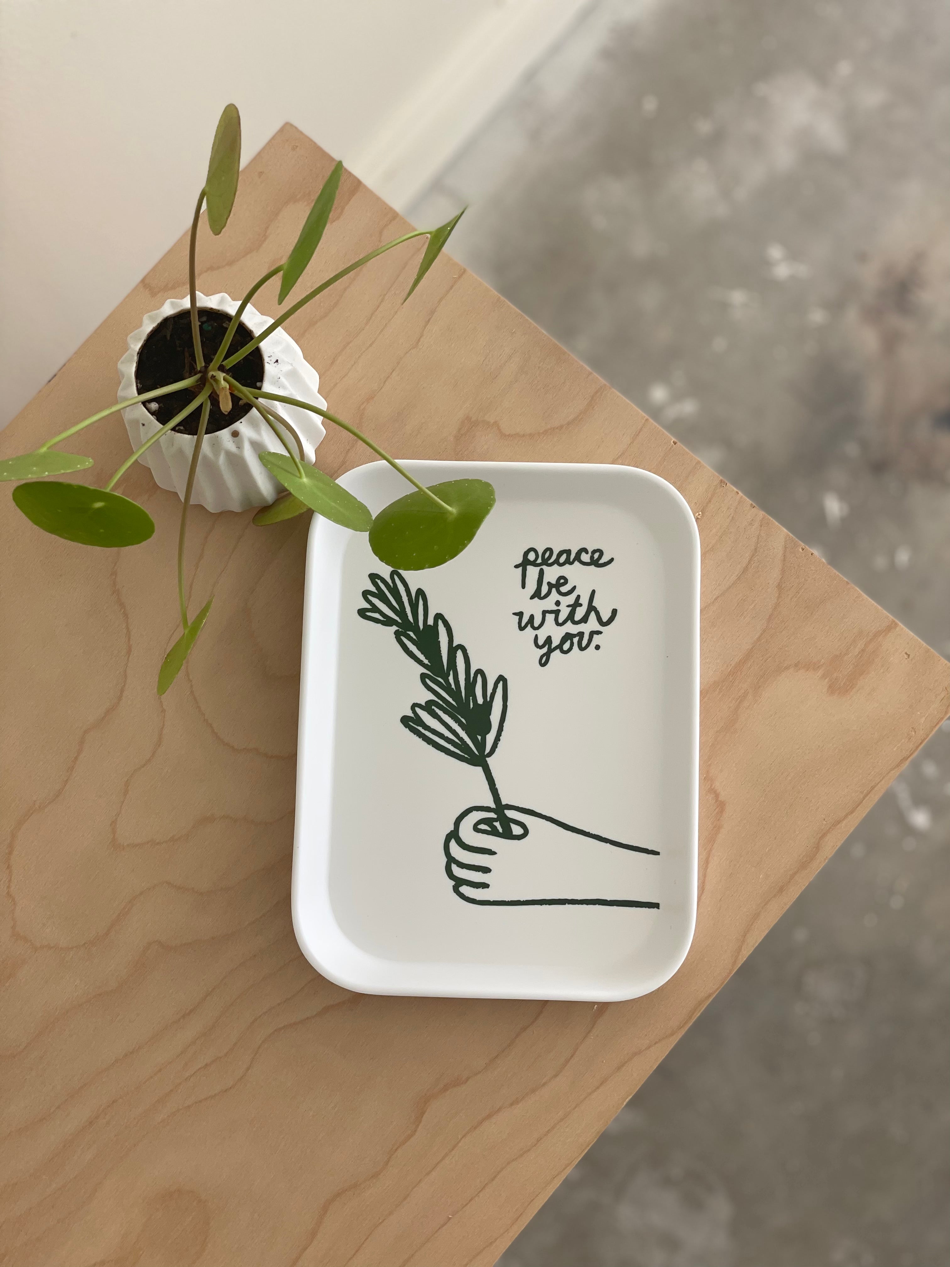 Peace Be With You Tray