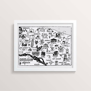 Oakland Map Print