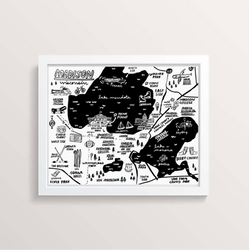 Madison Map Print