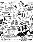 Whistler Map Print